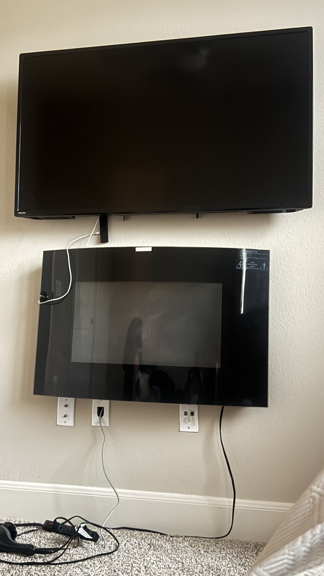 Fire Place An Tv 50 Inches 