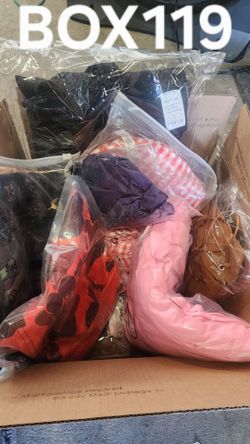 LOT - 1 box of Womens Tops, Random sizes, random styles