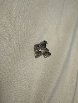 5mm Solid White Gold Stud Earrings