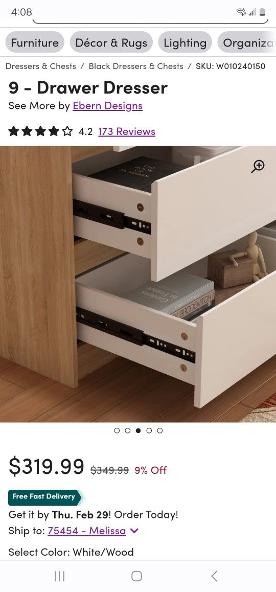 Brand New Wayfair Dresser