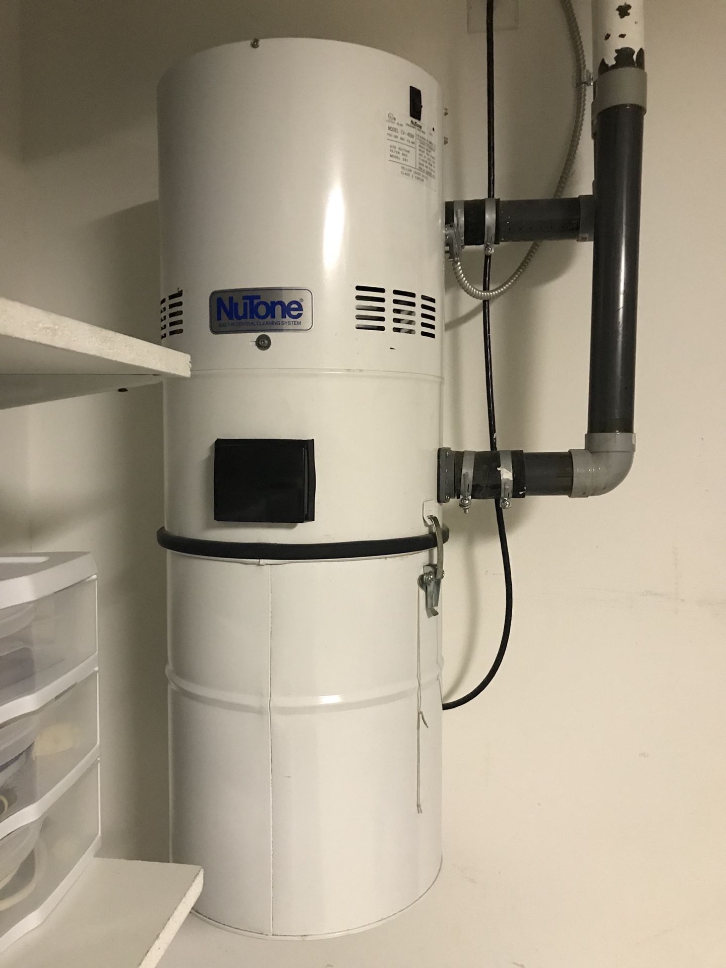 NUTONE CV-450 CENTRAL WHOLE HOUSE HOME VACUUM UNIT 120V