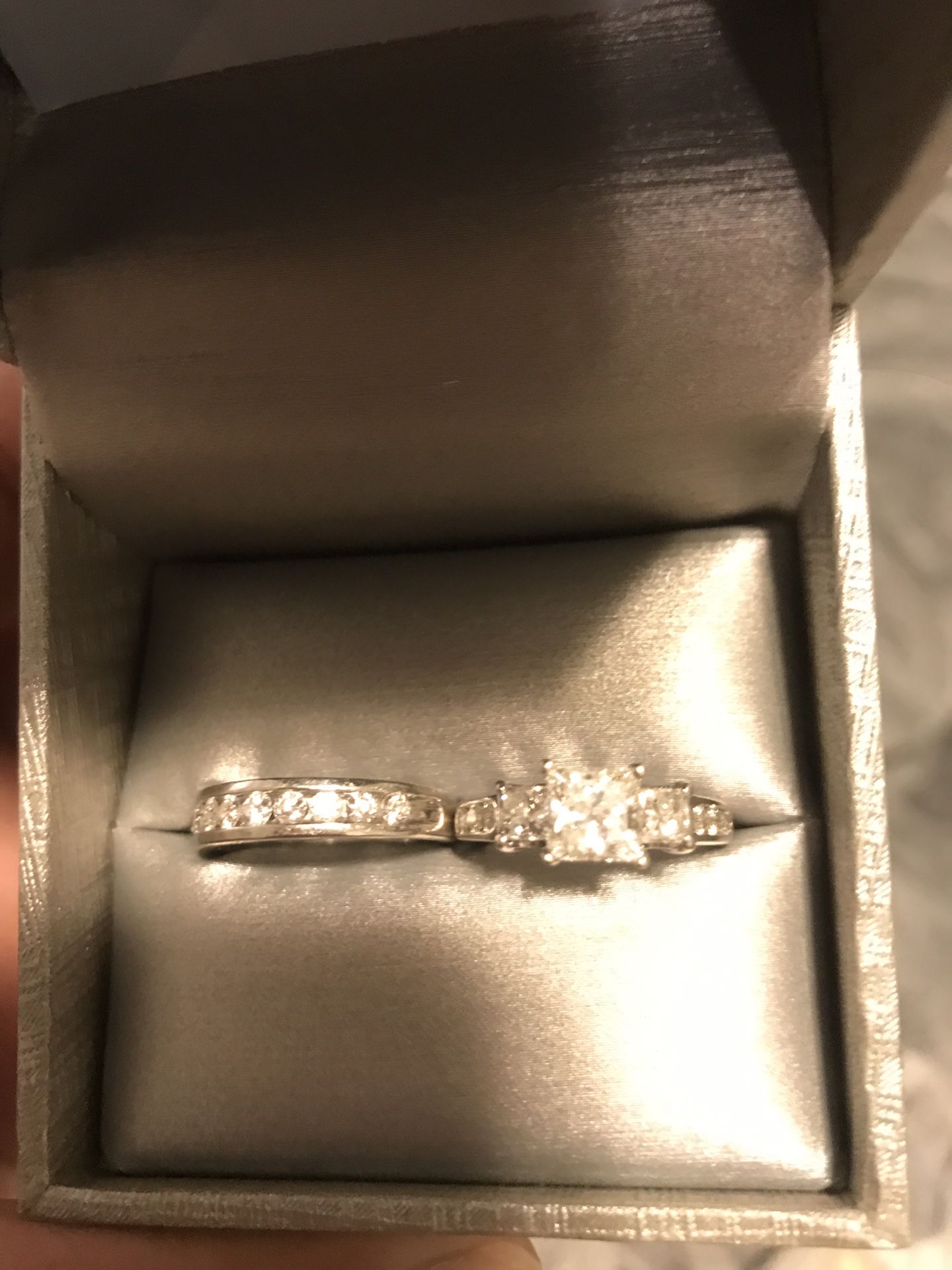 Certified diamond wedding set 3.5 carats