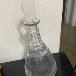 LICORERA ANTIGUA DE CRISTAL CORTADO 