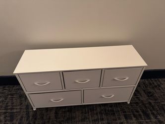SONGMICS Dresser for Bedroom, Wide Dresser with 5 Fabric Drawers