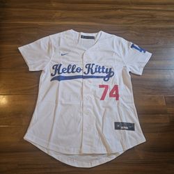 Dodgers Woman Hello Kitty White Jerseys $70ea Firm S M L Xl 2x 