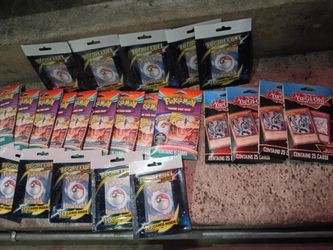 Pokémon & Yu-Gi-Oh! Trading Card Pack Bundle