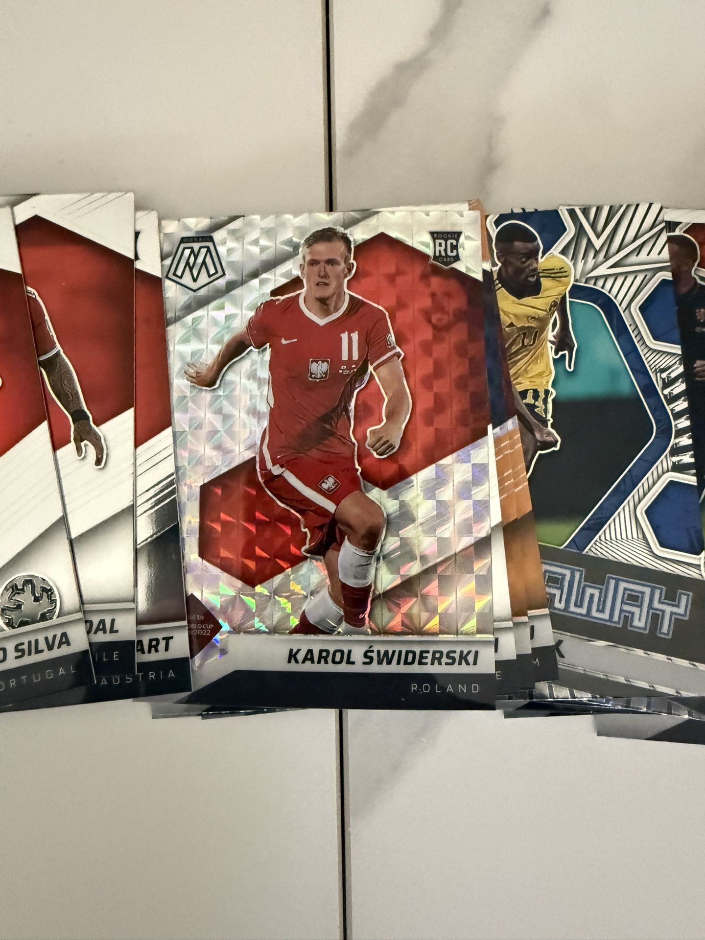 2021 Panini Mosaic Fifa Road To World Cup Cards - Lot Of 36 With Rookies