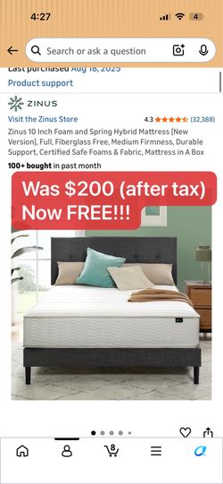 FREE mattress