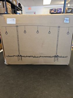 4 PACK STRING LIGHT POLE