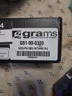 Grams 320lph, E85 Compatible Fuel Pump