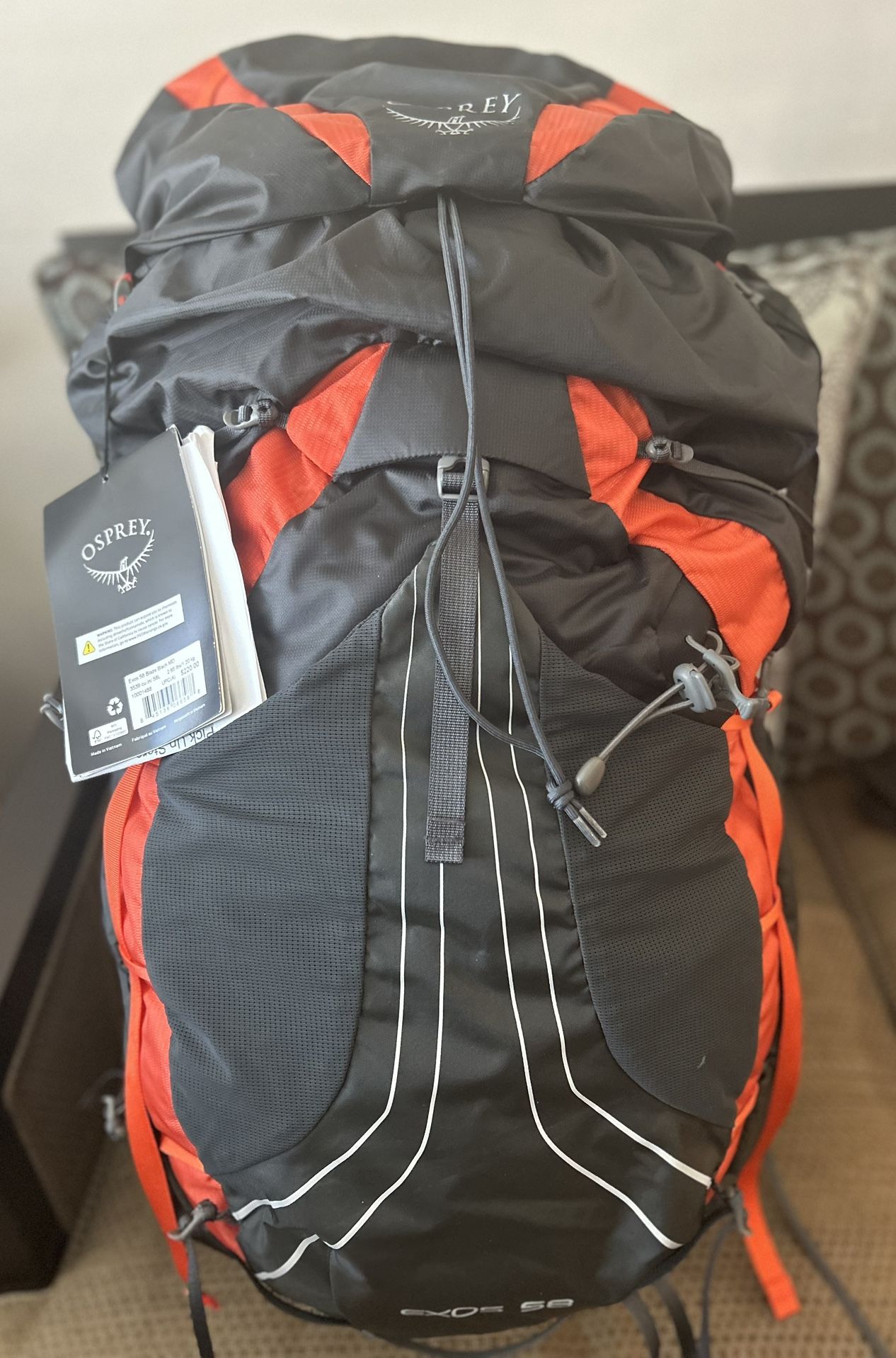 Osprey Exos 58 - Brand New $220