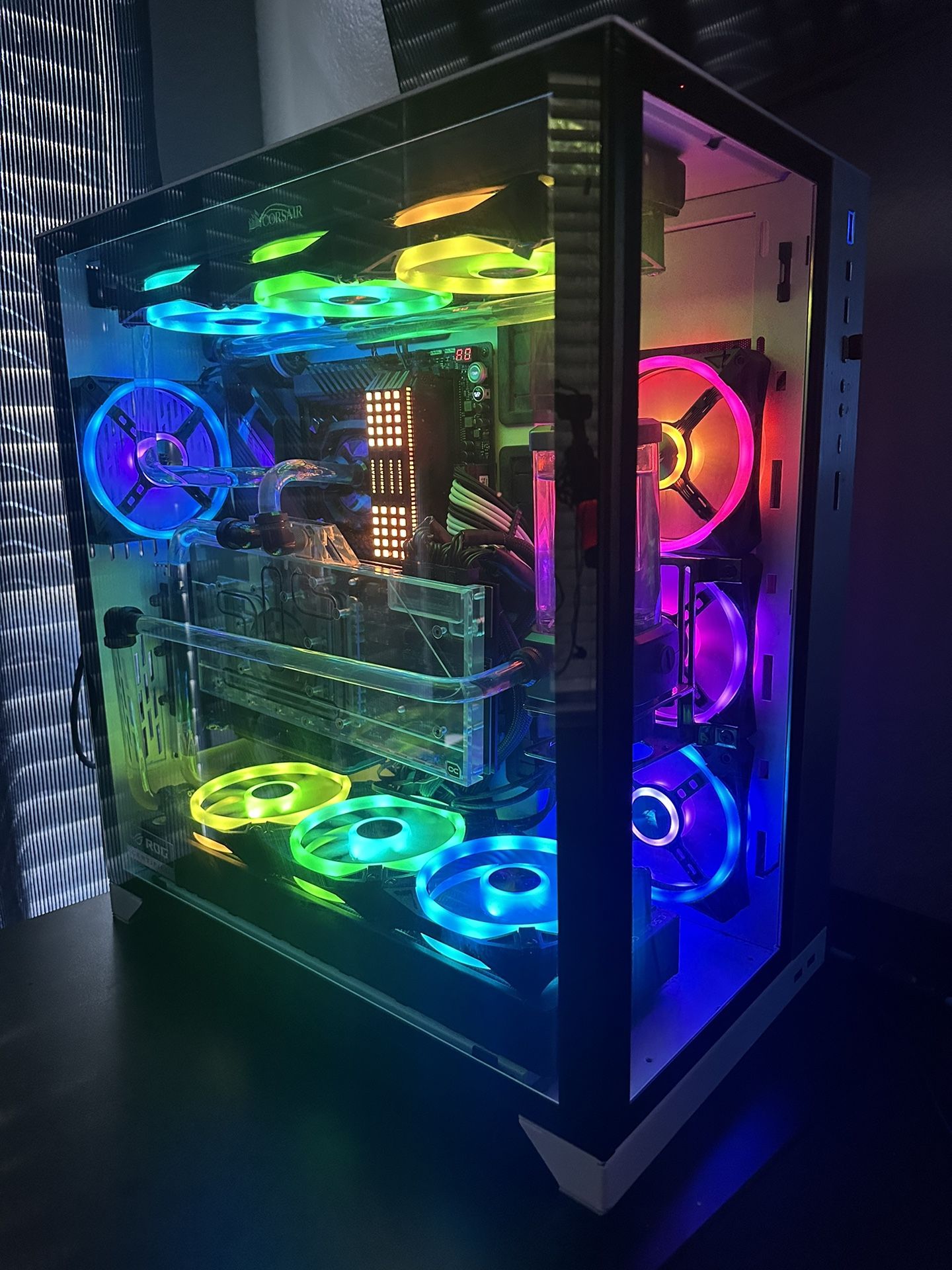 Custom Water-Cooled Gaming PC – RTX 3080 FTW3 Ultra, i7-10700K, 32GB DDR4