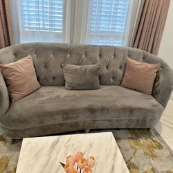 Custom Grey Couches 