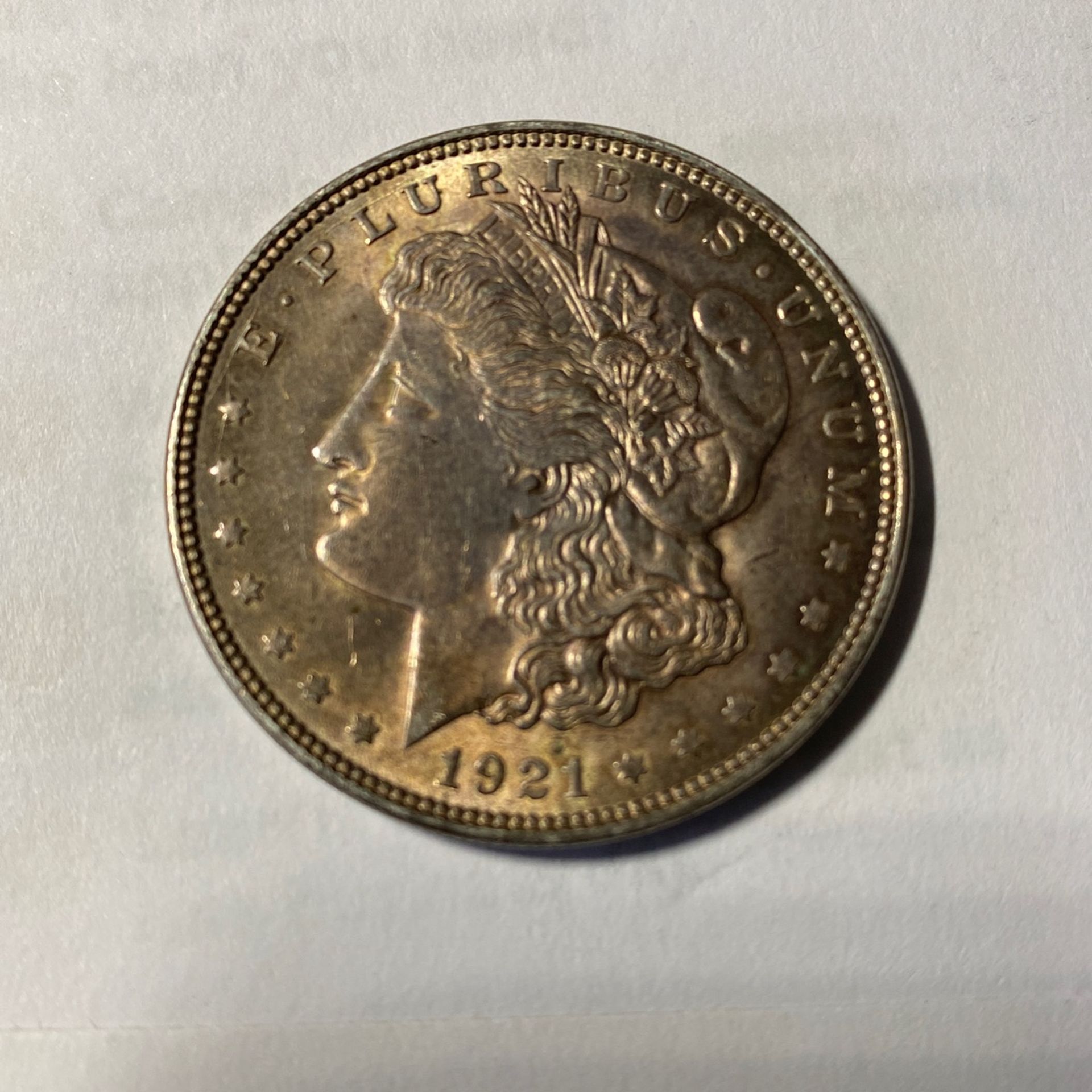 1921 American Silver Morgan Dollar Beautiful Coin