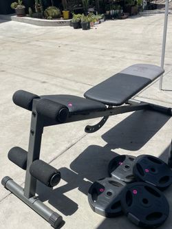 GOLDS GYM WEIGHT BENCH
