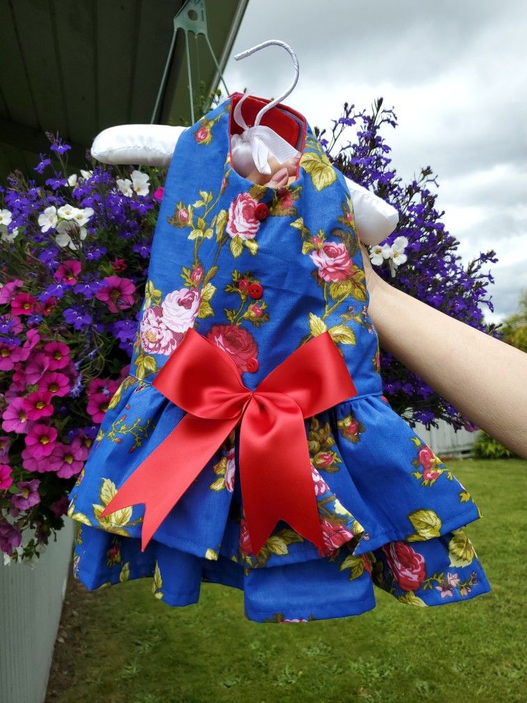 ♡《BRAND NEW!! ♡ HANDMADE DOGGY 🐩DRESS》♡ MEDIUM