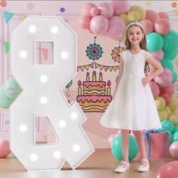 4 Ft Light Up Marquee Of  &  Symbol $25