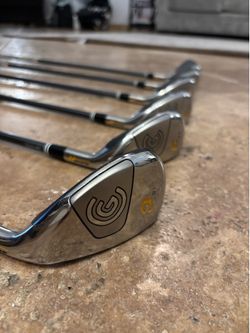 Cleveland HiBore Iron Set 3 5-PW RH Graphite Senior Flex Golf Clubs Nice Condition