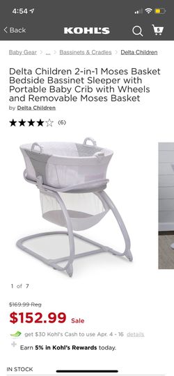 Used Twice Baby Bassinet Like New 
