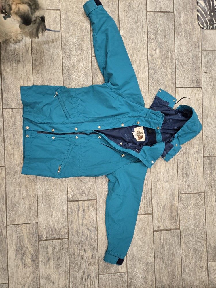 The North Face Gore-Tex Blue Teal Ski Snowboard Jacket Women's Small