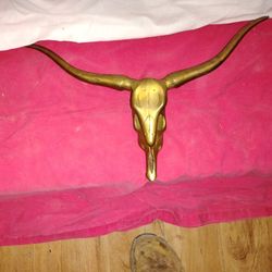 Antique Brass Longhorn