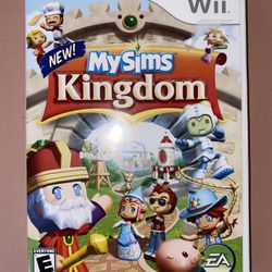 MySims Kingdom with Booklet and Box (Nintendo Wii, 2008)