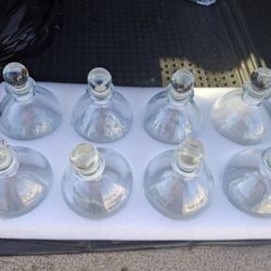 8.5oz Clear Bottles /w Corks 