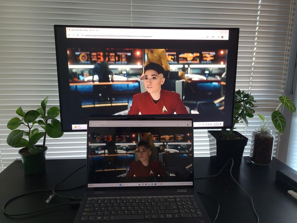 Dell Monitor + Logitech Keyboard + Logitech Mouse