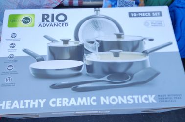 Pot Set GreenPan Rio Advanced 10-piece cookware set