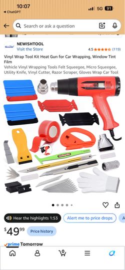 Car Vinyl Wrap Tool Kit