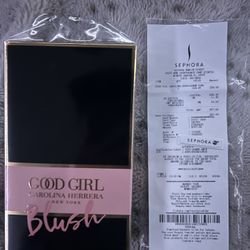 Good Girl Blush + Receipt 