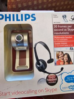 Philips SPC325NC Webcam with Headset