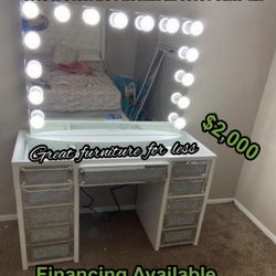 Impressions Vanity With Bluetooth Mirror Brand New