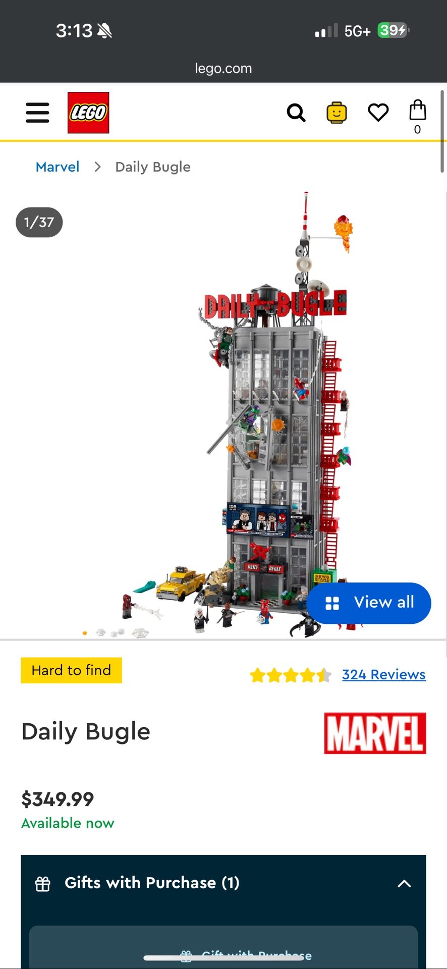 Lego Marvel Daily Bugle