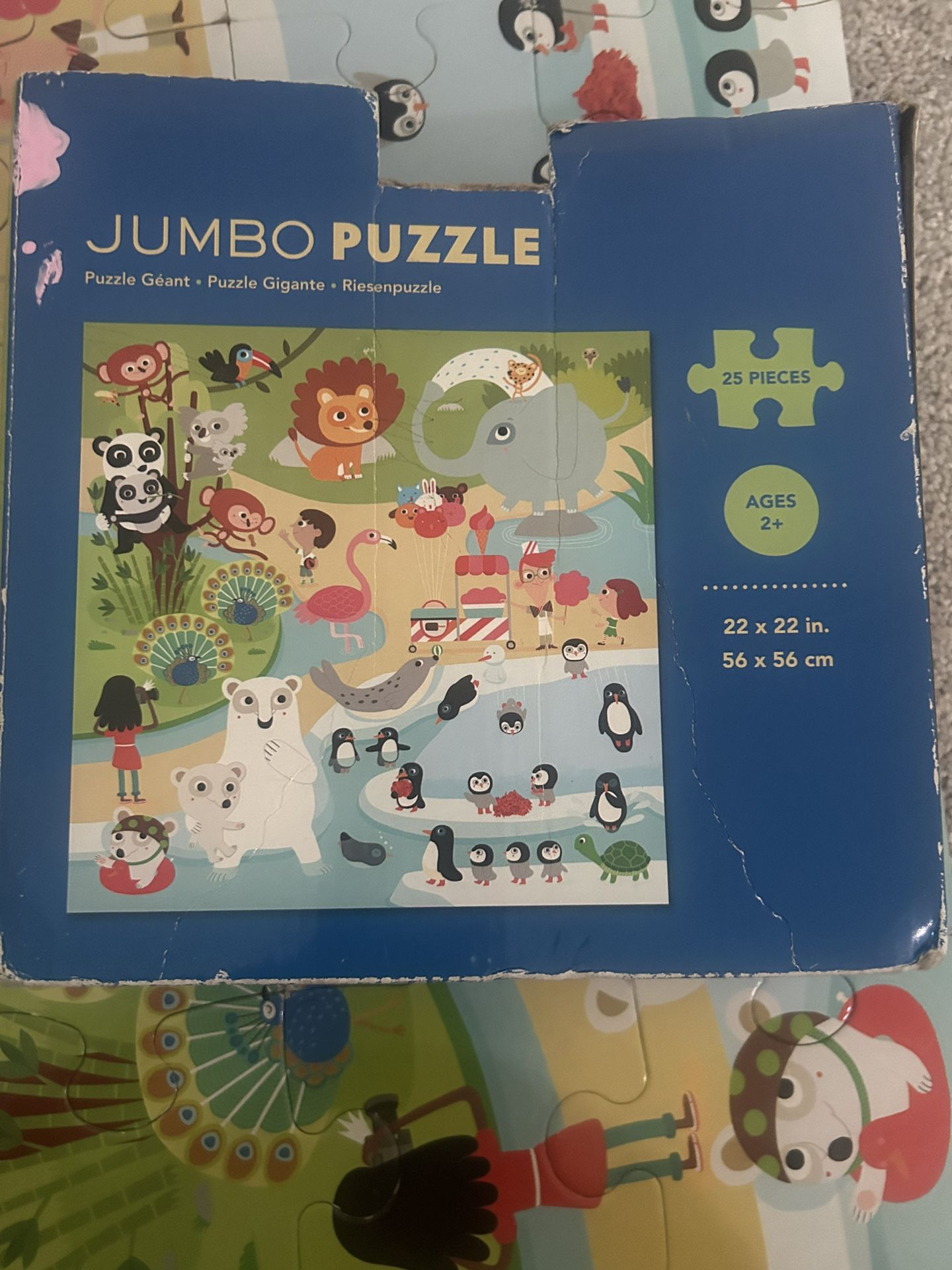 Puzzles (total 12) - 10 Wooden Puzzles +1 World Map And 1 Jumbo Puzzle