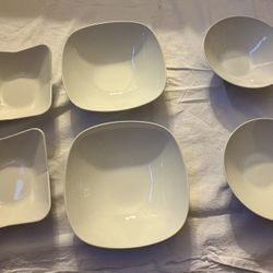 FREE - White Bowls - 2 Sets of  3 Styles 