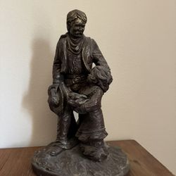 Bronze Cowboy Statue 