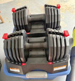 Dumbbell Adjustable Weights 10-50lb