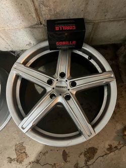Set of aluminum rims