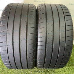 R46 255 35 19 96Y Michelin Pilot Sport 4S 2 Used Tires 60%-70
