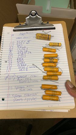 Ham Radio parts… Capaitors.