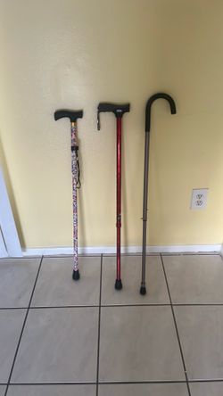 2 Adjustable canes,1 reg
