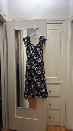 Floral Black Dress Size 2