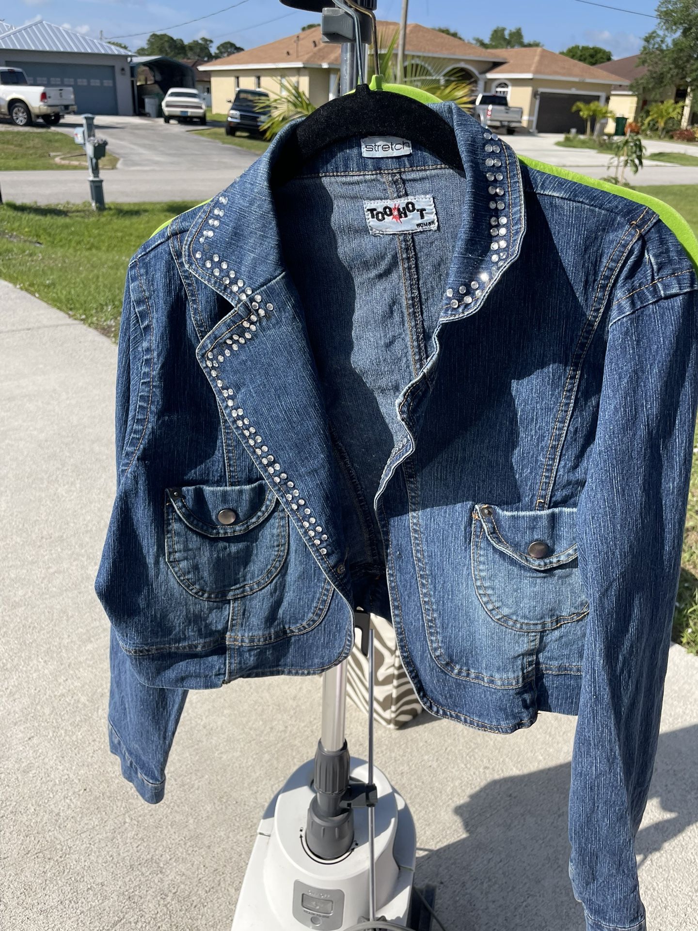 Denim Crop Jacket