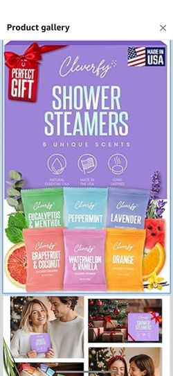 Cleverfy Shower Steamers Aromatherapy – Stocking Stuffers for Teen Girls, Women and Wife – Christmas Gifts for Teens and Women – White Elephant Gifts 