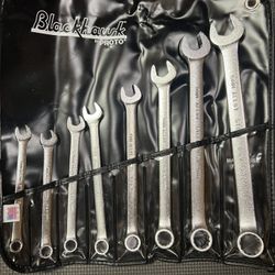 Vintage Blackhawk Metric Proto 8pc Combination Wrench Set 