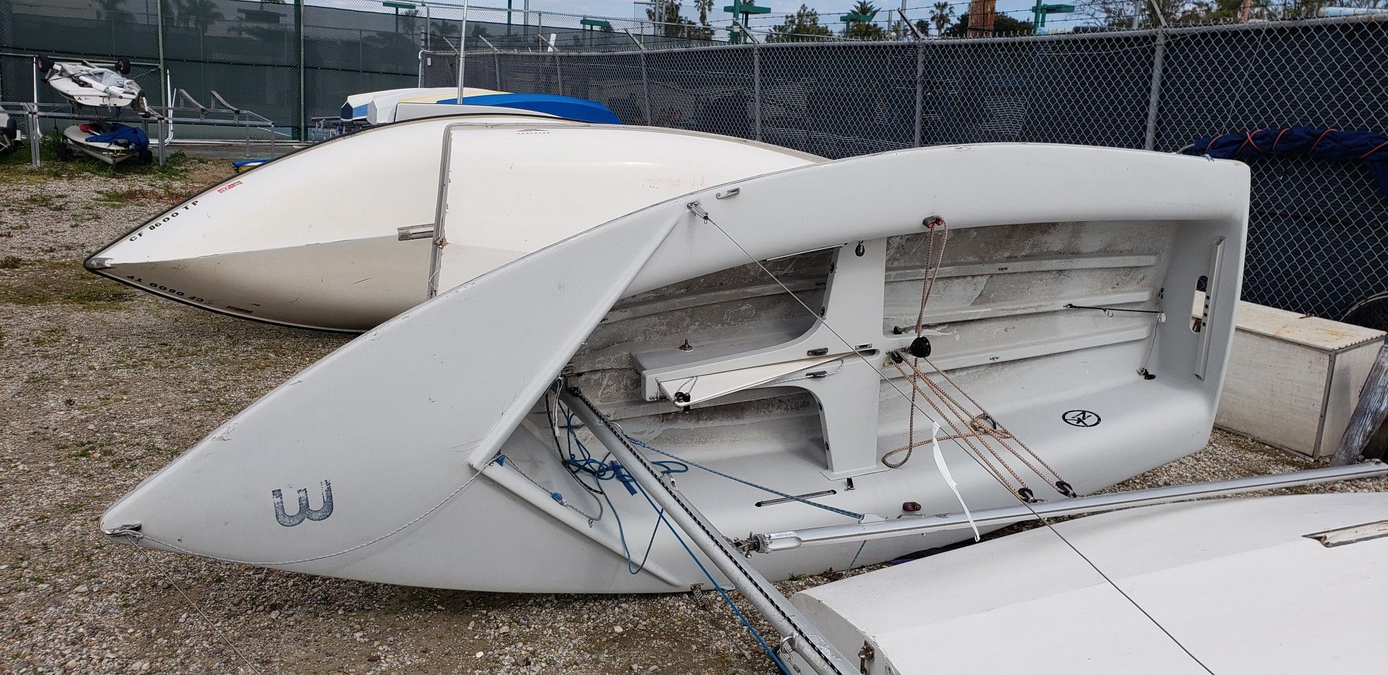 SAILBOAT FLYING JUNIOR FJ like LASER SUNFISH complete boat CHEAP!!