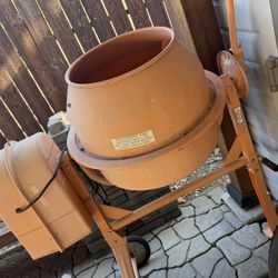 Cement Mixer-3 1/2 Cubic Ft -$225 Obo Used 2 Times Color Faded 