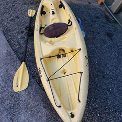 12 Ft. Pelican Kyack With Good Paddle