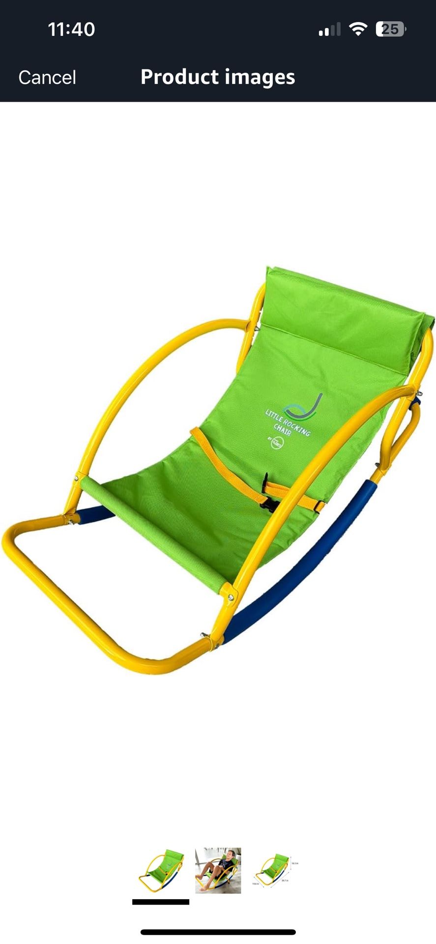 Bright Autism Rocking Chair